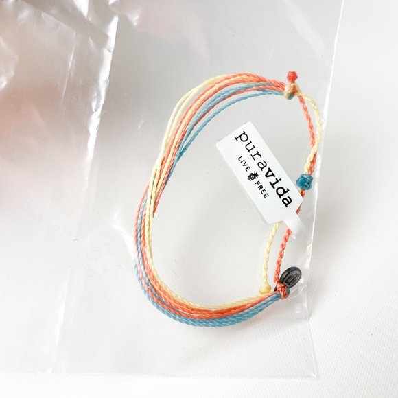 NEW Pure Vida multicolor braided rope adjustable bracelet set of 2 - Picture 3 of 3